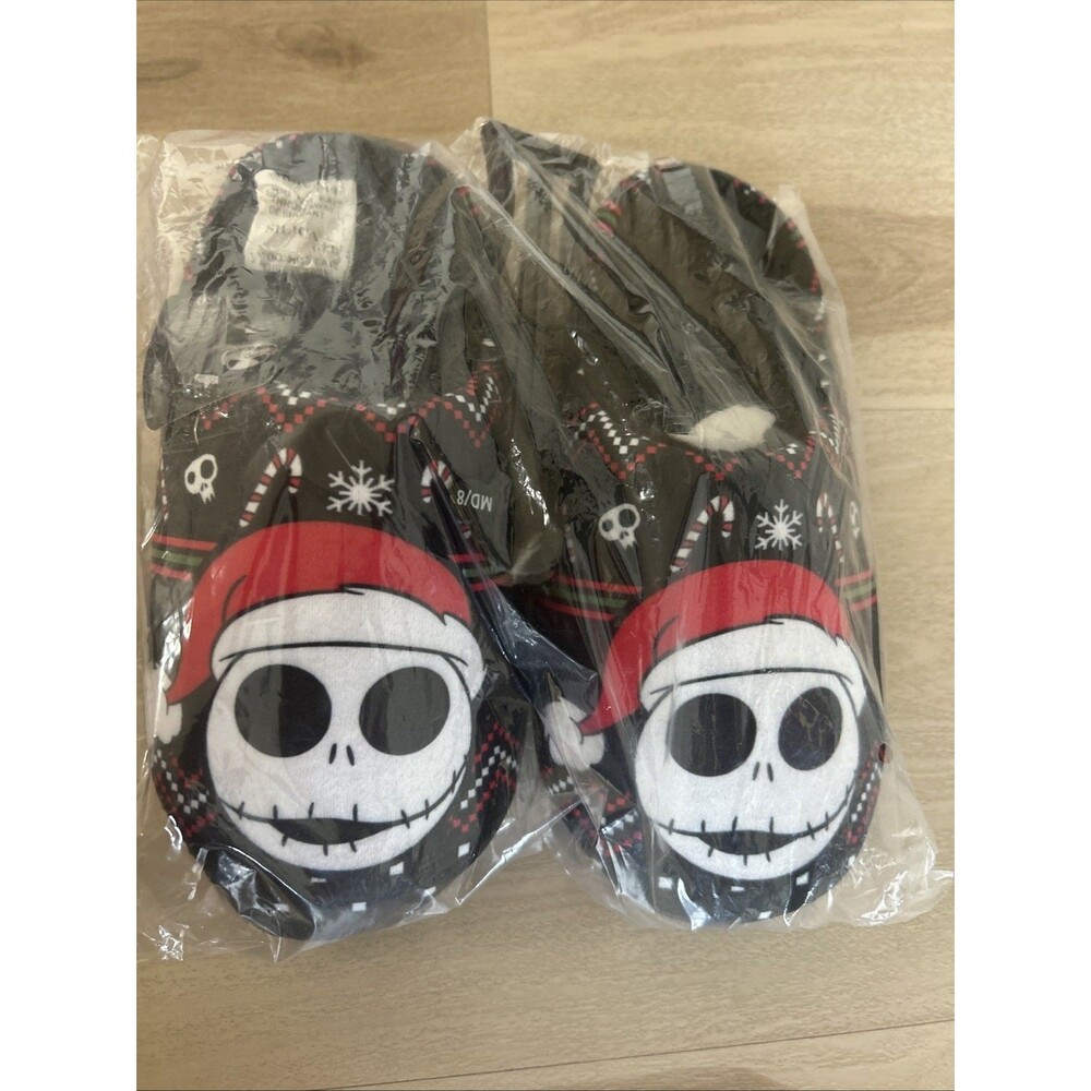 New- Nightmare Before Christmas Slippers Sz 8